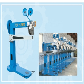 Electric semiautomatic paper stitching machine
