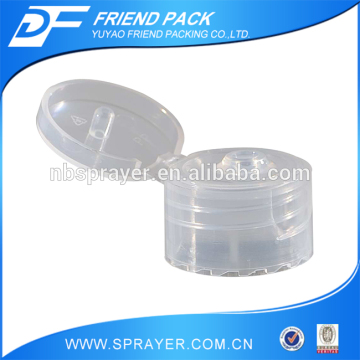 white good quality free samples provided 24/410 plastic flip top cap for water bottle