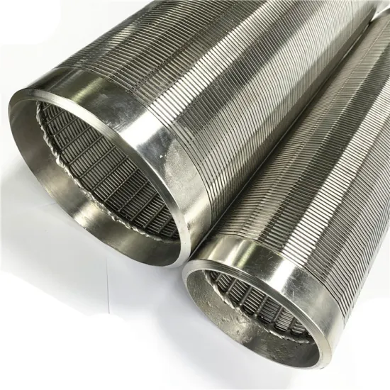 Johnson's Clean Fresh 25um to 2mm Slot Stainless Steel Water Well Wedge Wire Screen 304 316