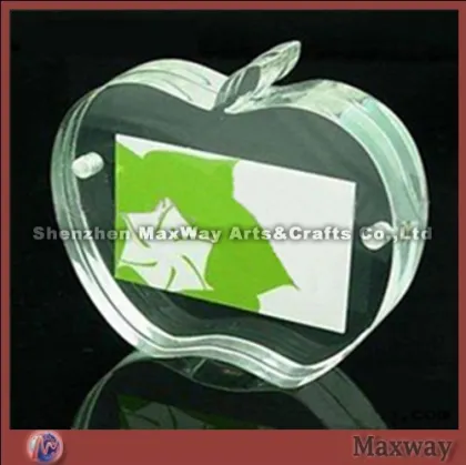 Apple Shaped Desktop Acrylic Photo Frame