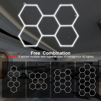 TYSON 42W Aluminum Honeycomb LED Light for Garage and Workshop