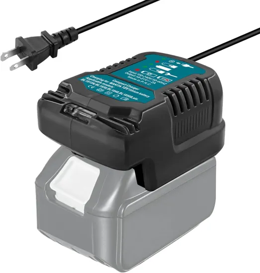 Compact 18V Mini Charger - 1/4 Size of DC18RC for Makita Lithium Batteries