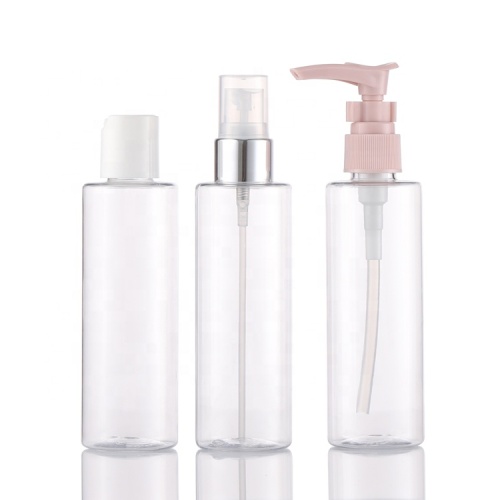 100ml pet plastic lotion sprayer cylinder bottle