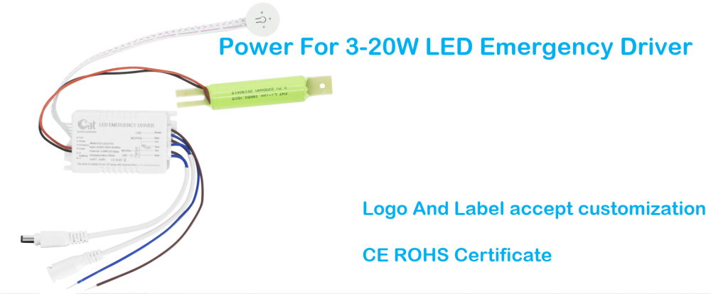 Alimentation pour alimentation de secours LED 3-20W