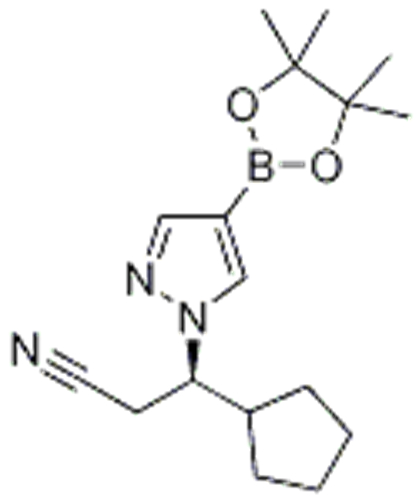 (R)-3-cyclopentyl-3-(4-(4,4,5,5-tetraMethyl-1,3,2-dioxaborolan-2-yl)-1H-pyrazol-1-yl)propanenitrile CAS 1146629-84-6