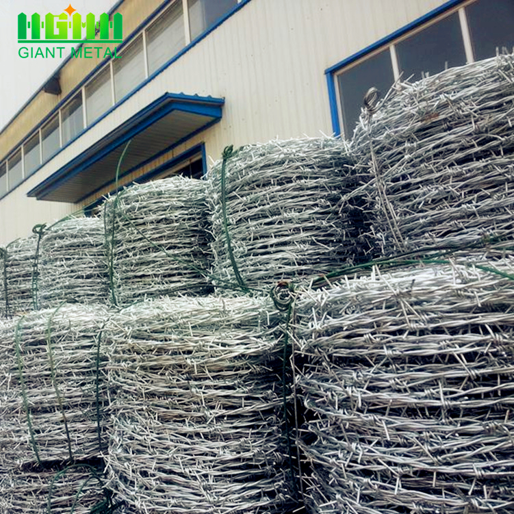 Anti-corrosion Galvanized Barbed Wire Fence For Sale