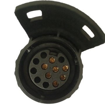 Czarny plastik od 7 do 13 Pin Mini Trailer Adapter Connector