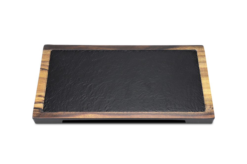 Hot Sale Wood Grain Decal Melamine Tray