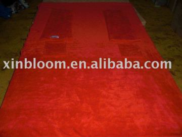 Red fleece tv blanket