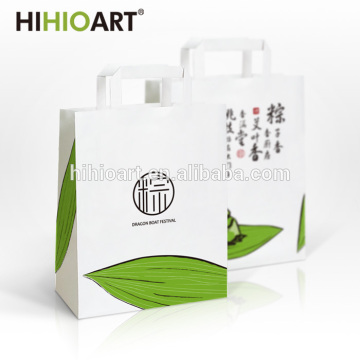 2016 custom order kraft paper bag with handle wholesale