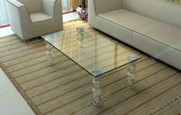 glass furniture bases