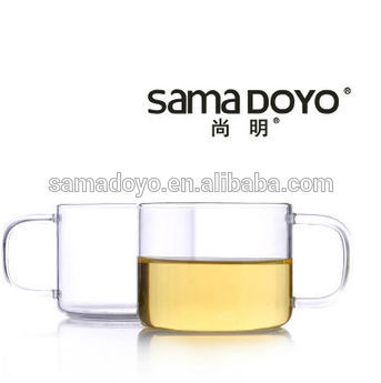 Samadoyo Exquisite 150ml Glass Coffee/ Tea/ Water Cups with Handle on Sale