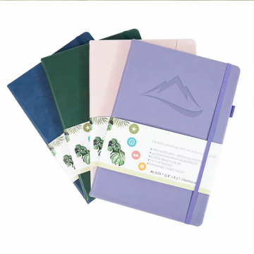 Premium Custom A5 PU Leather Journal with Elastic Pen Holder
