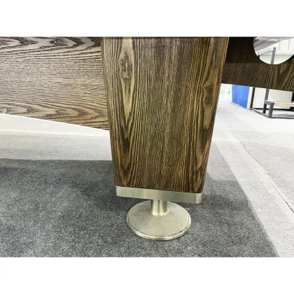 Factory Direct Classic Wood Grain Billiards Table: Latest Design for Billiards Entertainment