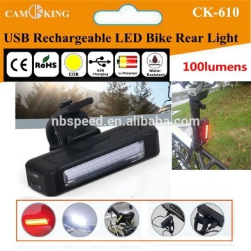 USB Rechargeable LED Bike Light, COB LED bike light,USB LED Bike rear light