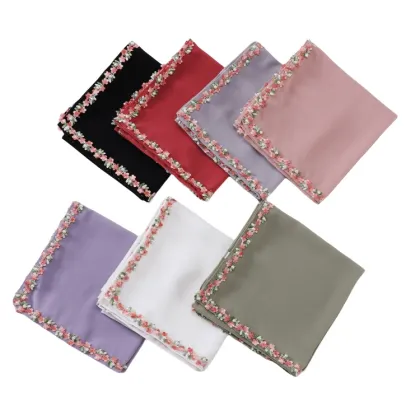ODM Handmade Islamic Chiffon Hijab for Promotional Use