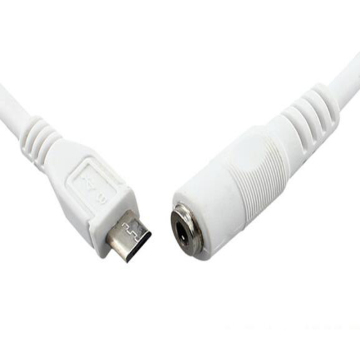 USB mikro ke kabel adaptor jack 3.5mm betina