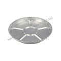 Aluminum foil container 15" 5 compart round tray