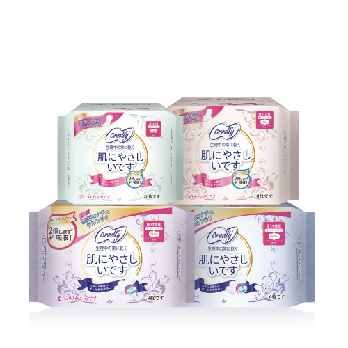 Tormenta sanitaria transpirable ultra delgada para la noche