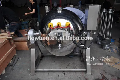 Liquefied petroleum gas heating jacket kettle