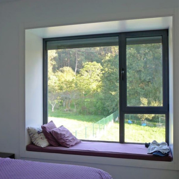 Double Glazed Low-E Glass Hurricane Casement Windows with Mosquito Net