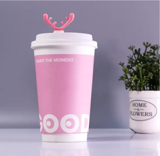 12oz Disposable Coffee Paper Cups Custom Logo