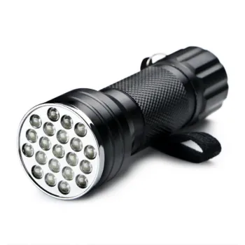 RTS 21 LED Aluminum Ultraviolet Black Silver Light Flashlight: Affordable Price and Superior Performance for Outdoor Use