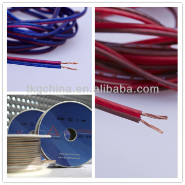 CE CCC certification superior quality clear speaker cable(CU,CCA,CCS)