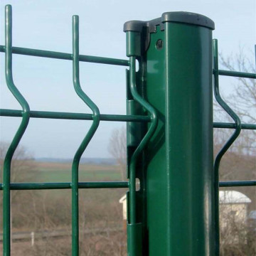 Dark Green Triangle Welded Wire Mesh Fence