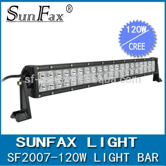 High quality cheap 120W 21.5" dual row C REE truck roof led light bar for 4wd car, Jeep
