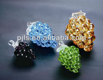 crystal grapes gifts for friends or children wedding crystal decoration for wine
