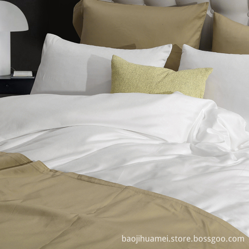 Snow White 4 PCS 100% Egyptian Cotton Bedding Sets