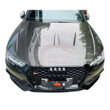 High-Quality Dry Carbon Fiber Hood for Audi A4/S4 (2017-2019): Achieving Enhanced Style and Performance