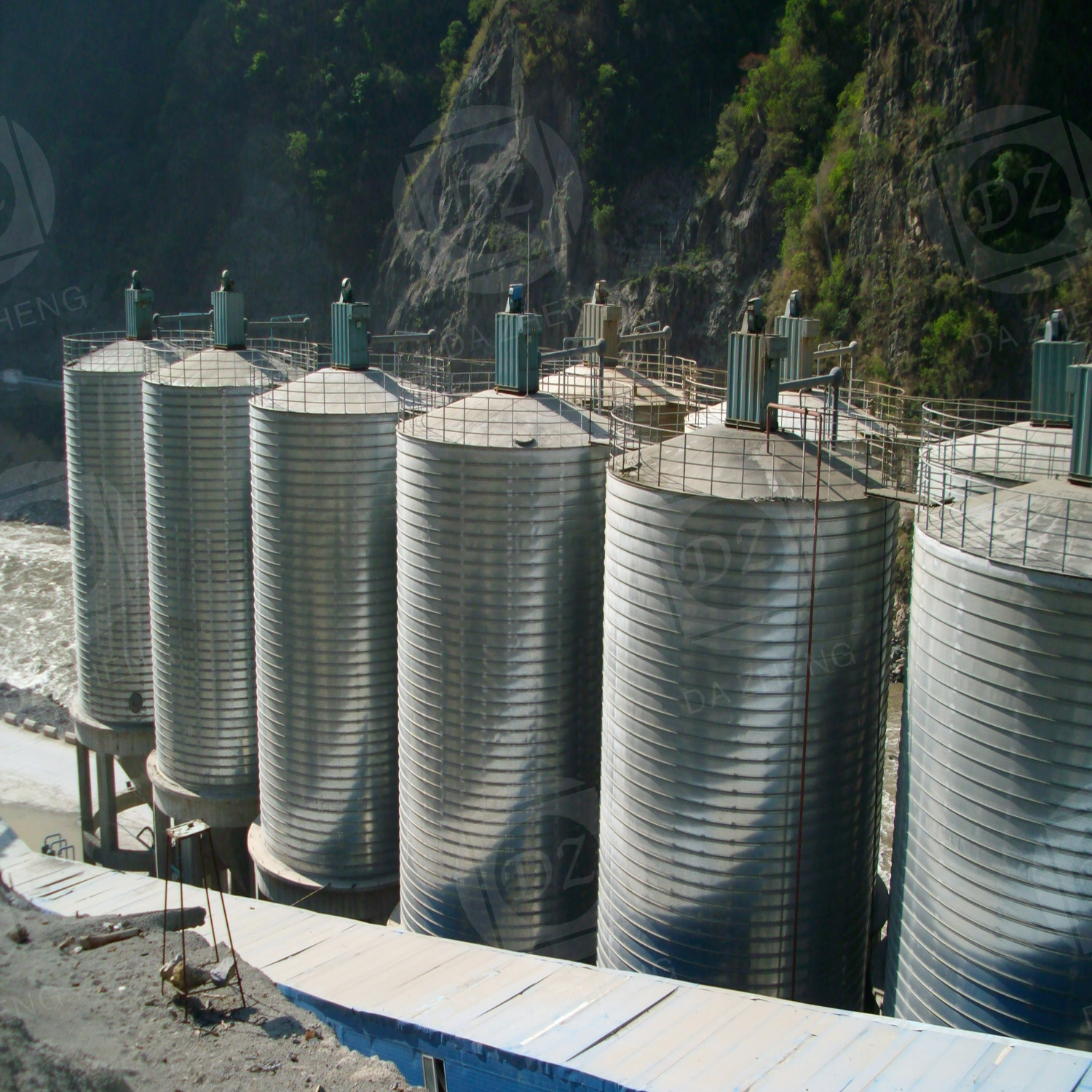 Стоманена плоча силоз за съхранение на мазнини