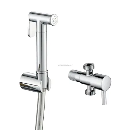 Copper Chrome Women's Washing Device Spray Gun Toilet Companion Set - Multifunctional Shower