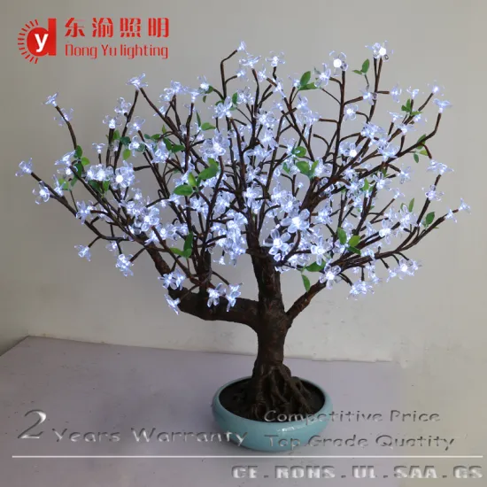 factory direct artificial flowers trees LED light display flower lighted tree for home decor