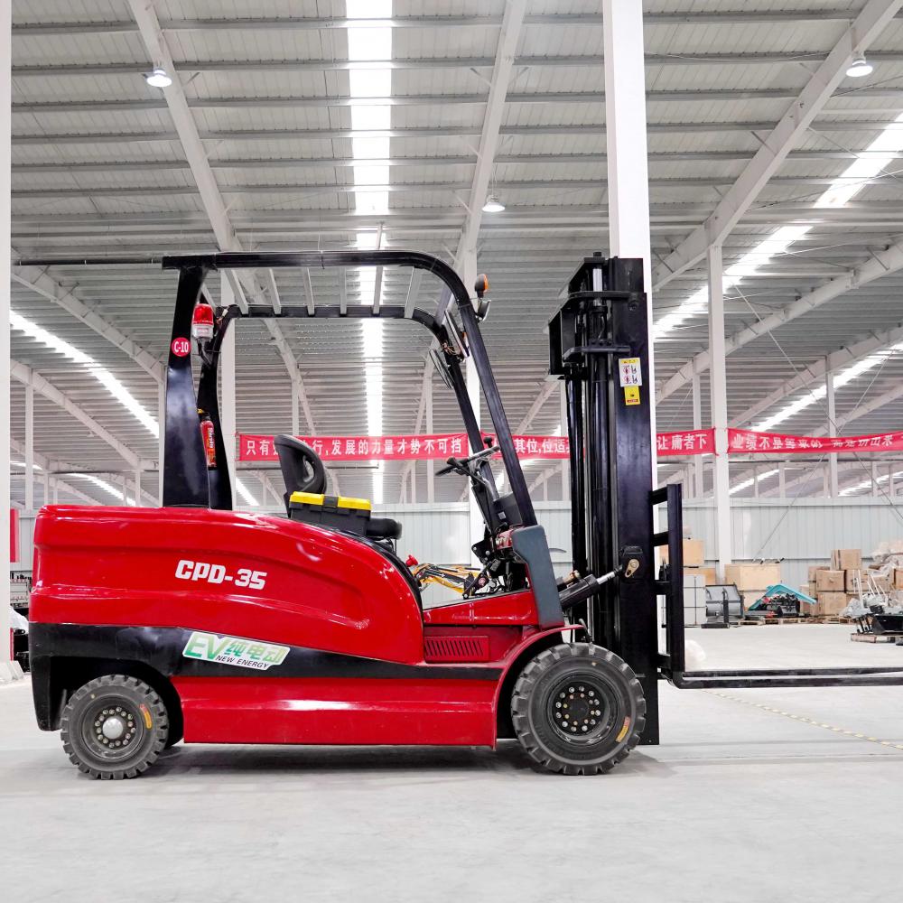 4 ล้อ counter -balance Electric Forklift สำหรับแคบ