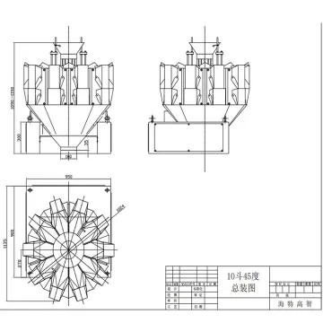 10 head vegetable multihead weigher scale