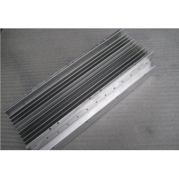 Anodizing drilled aluminium profile