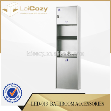 Hotel paper towel dispenser / wall mounted metal tissue box with cabinet for hotel