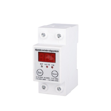 230V AC Din Rail Auto Recovery Over/Under Voltage Relay Protector