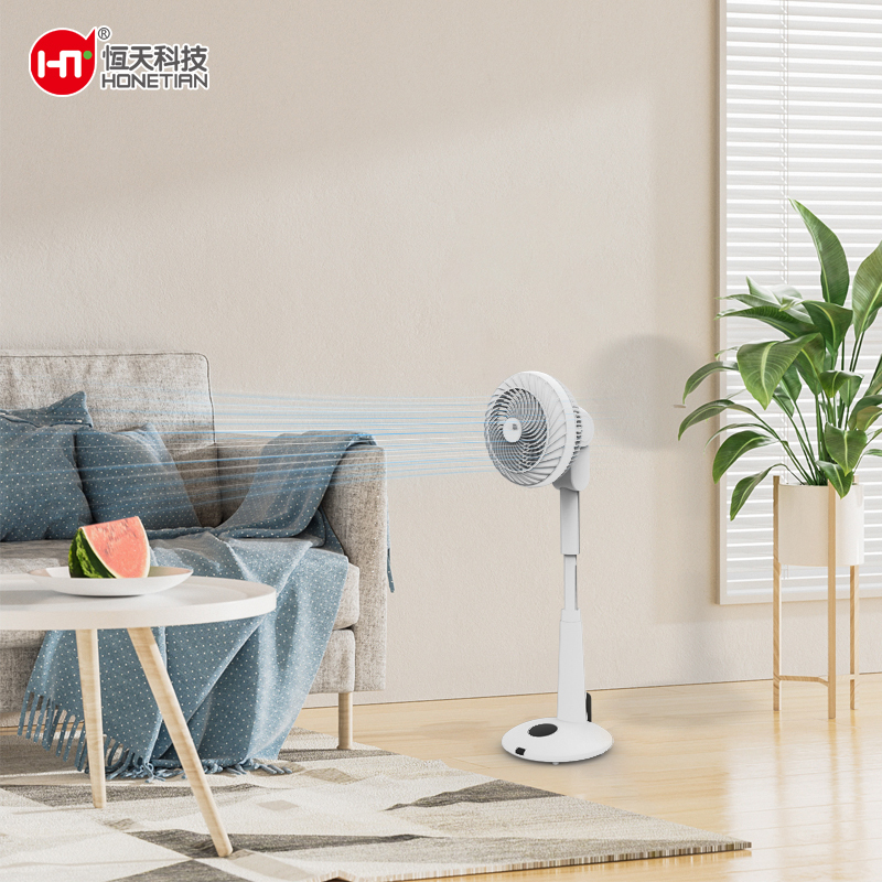 HONETIAN negative ion sterilization degradation of formaldehtde 12 speeds 4 modes 12 timer 6 inches DC circulator stand fan