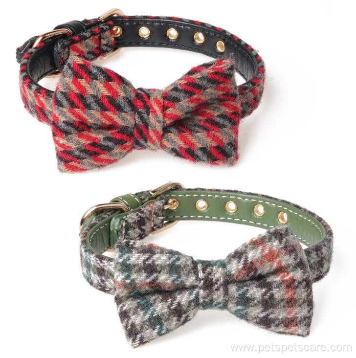 Friendly Bright Luxury Pet Dog Bow Tie Collar