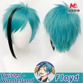 Twisted Wonderland Floyd Leech Cos Tóc Giả