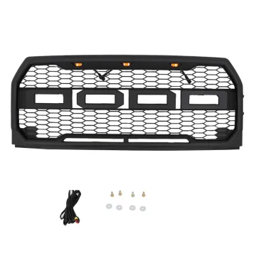 Front Grill Upgrade Mesh Bumper Grille Fit for Ford F150 2015-2017