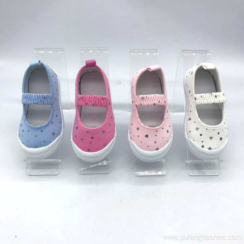 hot selling baby canvas shoes gir casual shoes