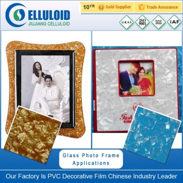 Soft pvc films for glass picture frame decorative