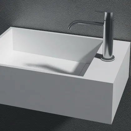 Resin Integrated Bathroom Vanity Sink