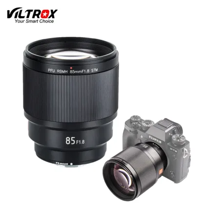 VILTROX 85mm f/1.8 STM Auto Focus Lens for Fujifilm X-mount Cameras