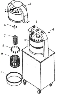 Automatic High Quality Rounde Cutting Dough and Divider Machine